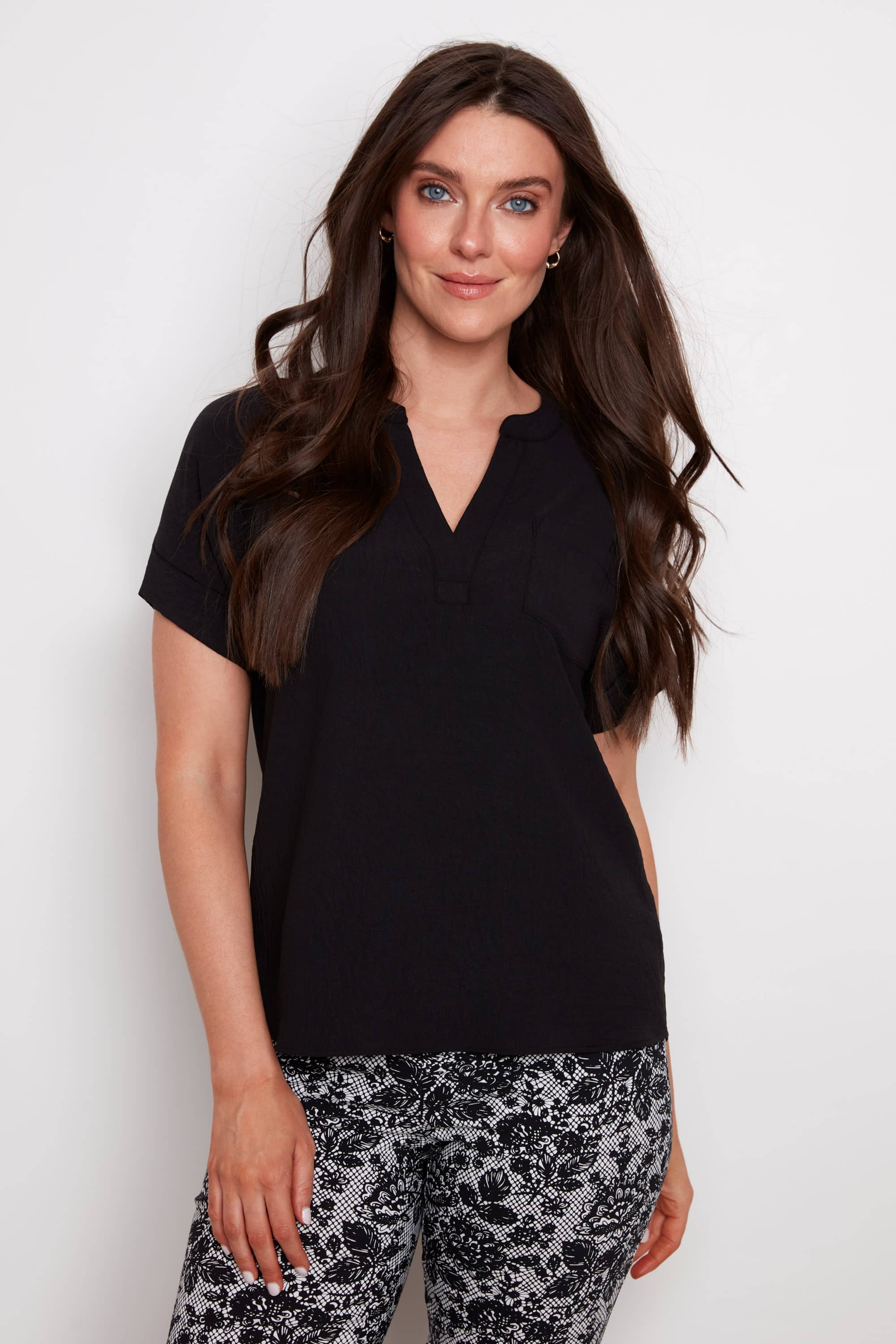 Air Flow Short Sleeve Top