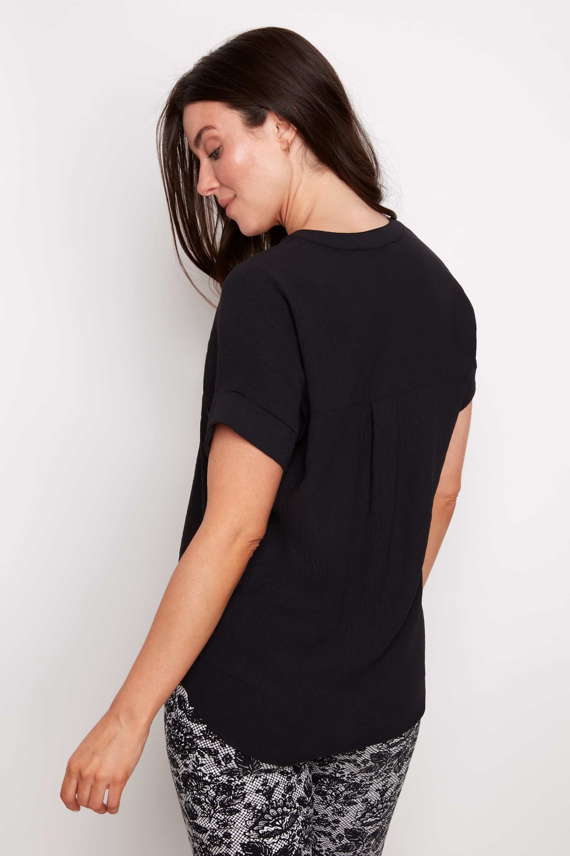 Air Flow Short Sleeve Top