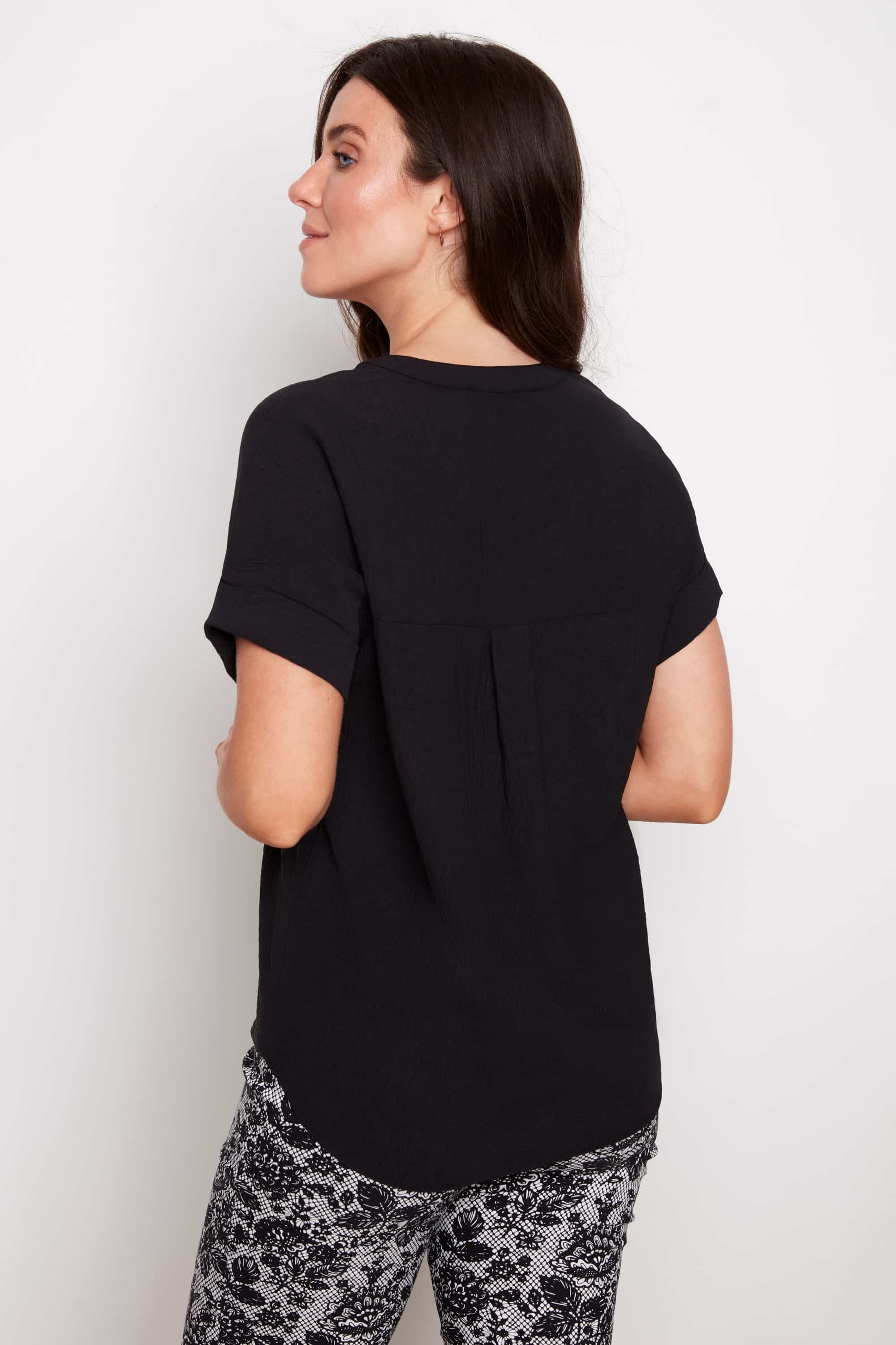 Air Flow Short Sleeve Top