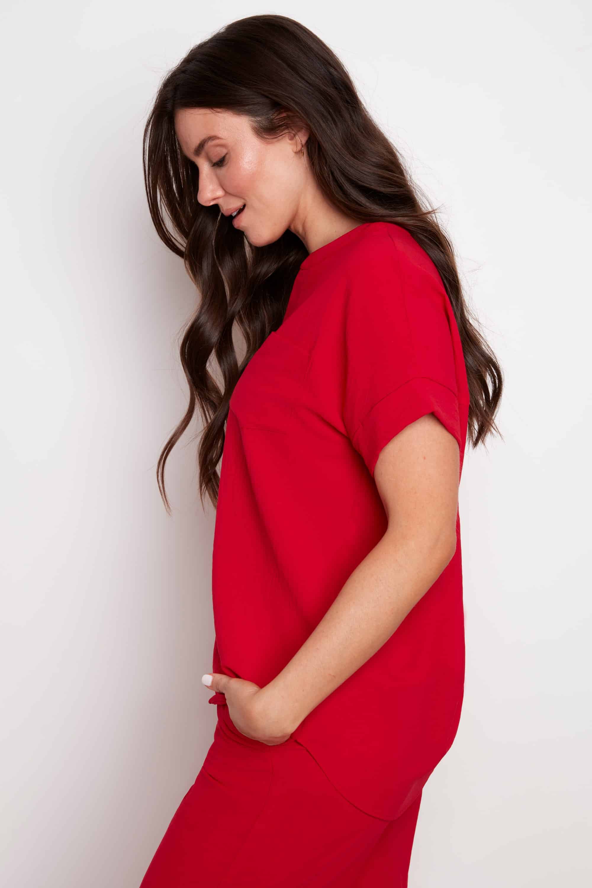 Air Flow Short Sleeve Top